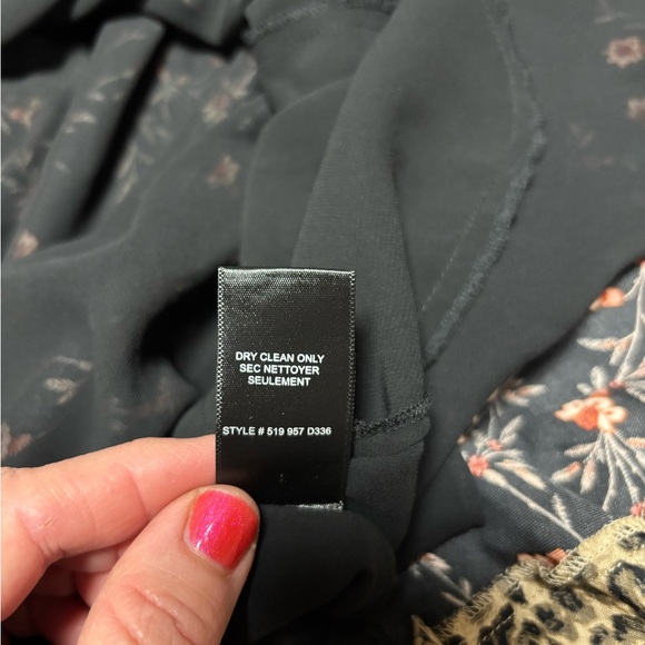 Anthropologie Rebecca Taylor Scarlett Tie-Sleeve Floral Mini Dress - Medium - Picture 14 of 14